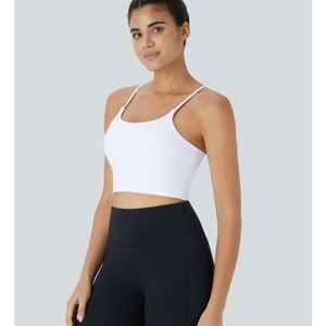 Halara cropped workout tank top